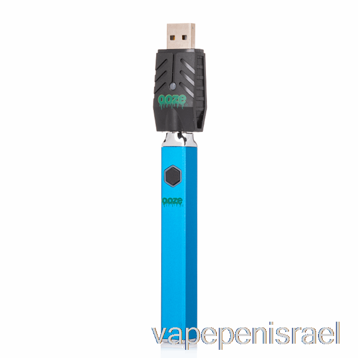 חד פעמי Vape Israel Ooze Quad Flex Temp 500mah סוללה כחולה